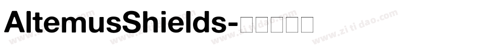 AltemusShields字体转换
