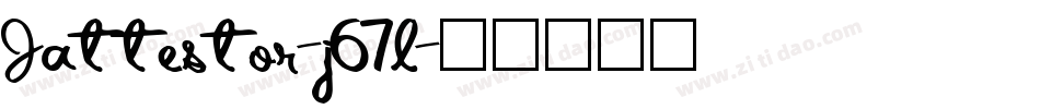 Jattestor-j67l字体转换