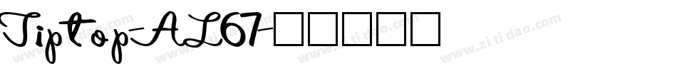 Tiptop-AL67字体转换