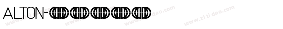 ALTON字体转换