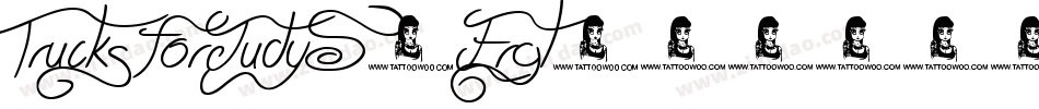 TrucksForJudyS-Ergl字体转换