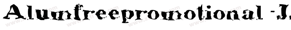 Alumfreepromotional-JJpj字体转换