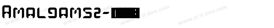 Amalgams2字体转换