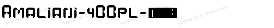 Amaliani-4BBpl字体转换