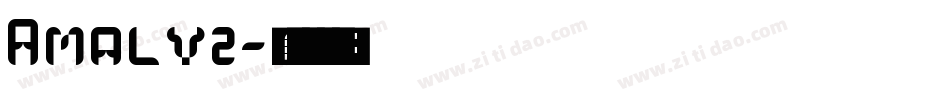 Amalv2字体转换
