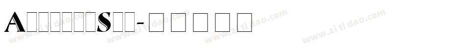 AmbroseStd字体转换