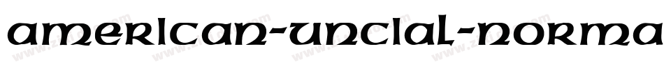 American-Uncial-Normal字体转换