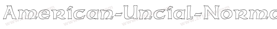 American-Uncial-Normal字体转换