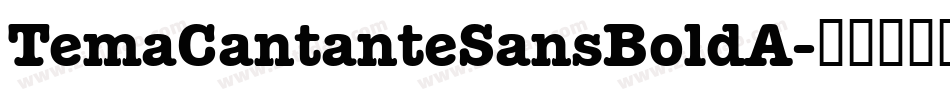 TemaCantanteSansBoldA字体转换