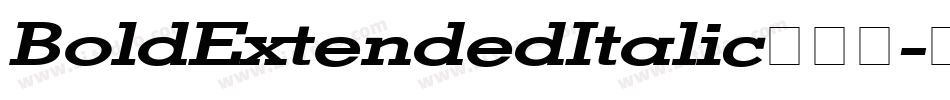 BoldExtendedItalic转换器字体转换