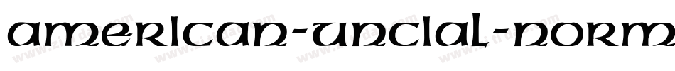 American-Uncial-Normal字体转换