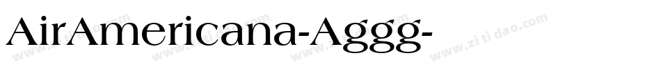 AirAmericana-Aggg字体转换