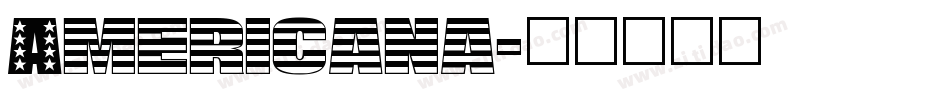 Americana字体转换