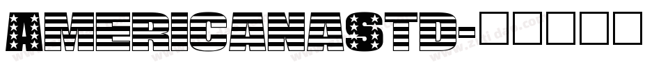 AmericanaStd字体转换