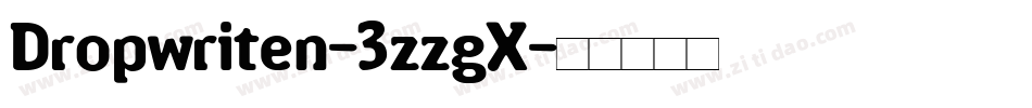 Dropwriten-3zzgX字体转换