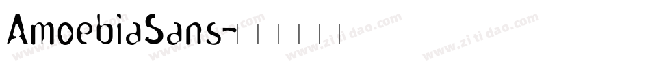 AmoebiaSans字体转换