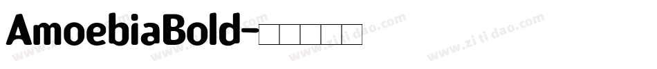 AmoebiaBold字体转换