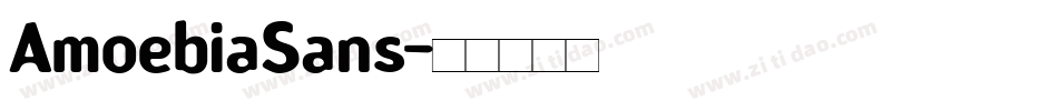 AmoebiaSans字体转换