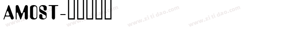 AMOST字体转换