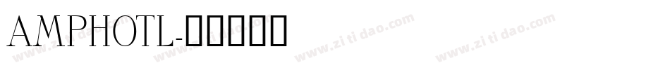 AMPHOTL字体转换