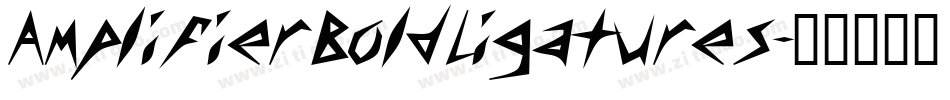AmplifierBoldLigatures字体转换