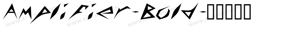 Amplifier-Bold字体转换
