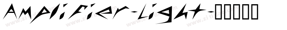 Amplifier-Light字体转换