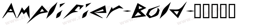 Amplifier-Bold字体转换