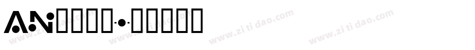 an英文字库字体转换