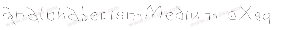 AnalphabetismMedium-oXgq字体转换