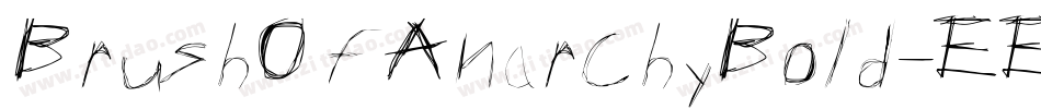 BrushOfAnarchyBold-EE19字体转换