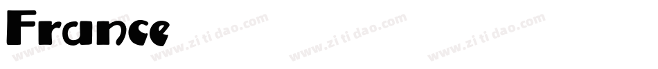 France字体转换