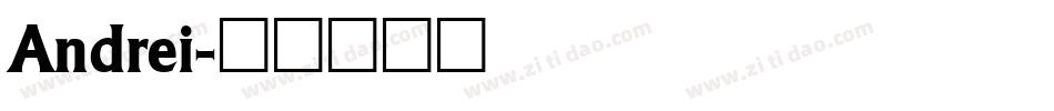 Andrei字体转换