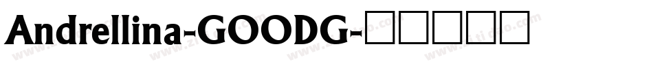 Andrellina-GOODG字体转换