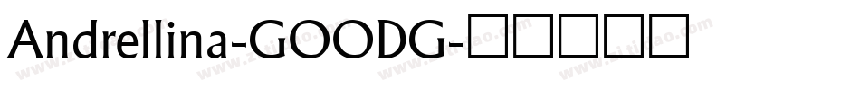 Andrellina-GOODG字体转换