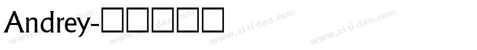 Andrey字体转换