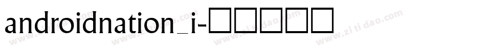 androidnation_i字体转换