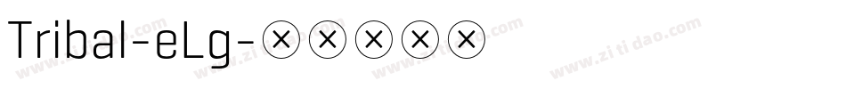 Tribal-eLg字体转换