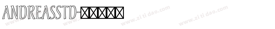AndreasStd字体转换