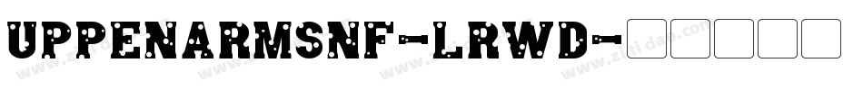 UppenArmsNf-LRWD字体转换