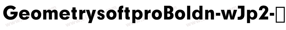 GeometrysoftproBoldn-wJp2字体转换