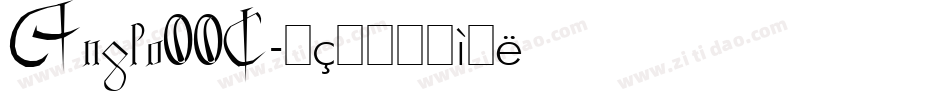 AngloSSK字体转换