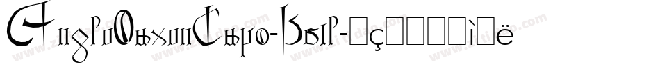 AngloSaxonCaps-Bq1l字体转换