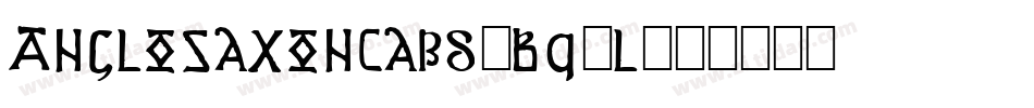 AngloSaxonCaps-Bq1l字体转换