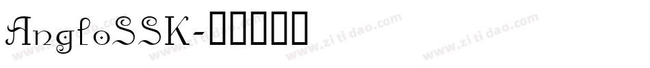 AngloSSK字体转换
