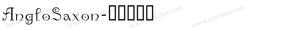 AngloSaxon字体转换