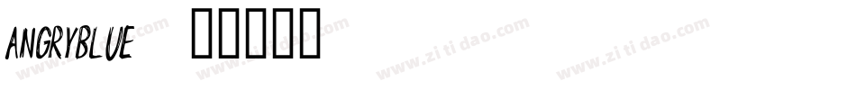 Angryblue字体转换