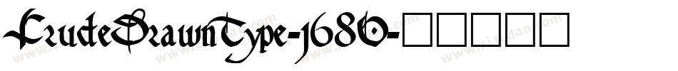 CrudeDrawnType-j68O字体转换