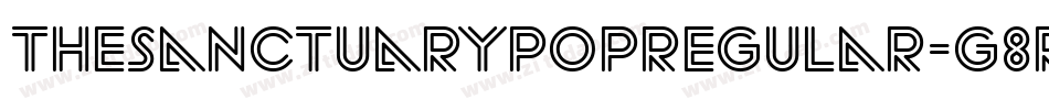 TheSanctuaryPopRegular-G8rO字体转换