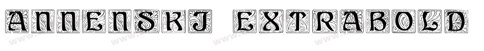annenski_extrabold字体转换